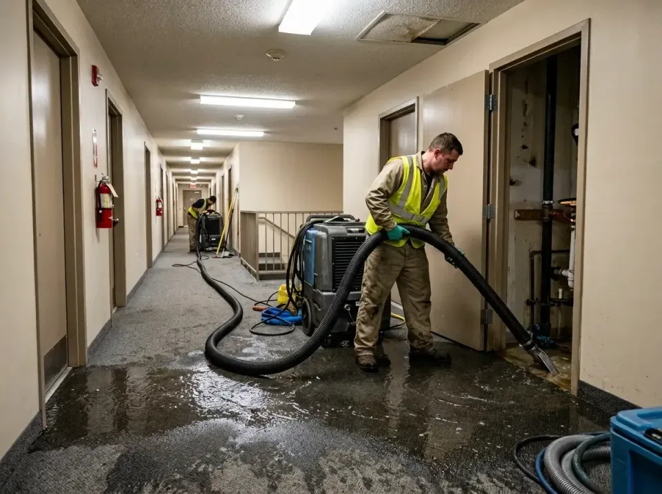 multi-unit-apartment-hallway-f-005 — frequently asked questions, Emergency Burst Pipe Water Extraction & Removal in Elgin, TX